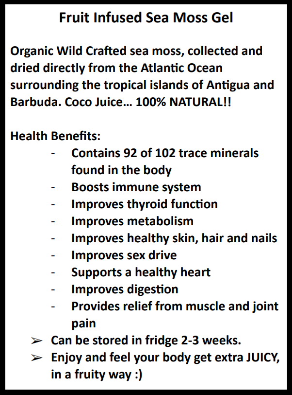 
                  
                    Fruit Infused Sea Moss Gel - 16oz or 32oz
                  
                